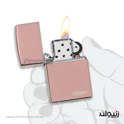 فندک زیپو مدل Classic High Polish Rose Gold Zippo Logo کد 49190zl - لایترلند
