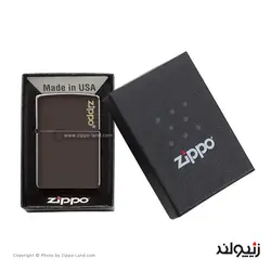 فندک زیپو مدل Classic Brown Zippo Logo کد 49180zl - لایترلند