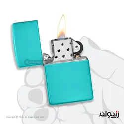 فندک زیپو مدل Classic Flat Turquoise کد 49454 - لایترلند