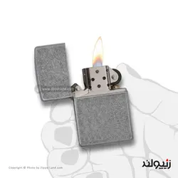 فندک زیپو مدل Classic Antique Silver Plate کد 121fb - لایترلند