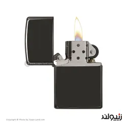 فندک زیپو مدل Classic High Polish Black کد 24756 - لایترلند