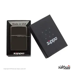 فندک زیپو مدل Classic High Polish Black کد 24756 - لایترلند