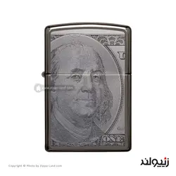فندک زیپو مدل Currency Design کد 49025 - لایترلند