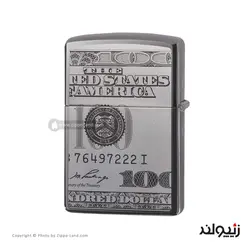 فندک زیپو مدل Currency Design کد 49025 - لایترلند