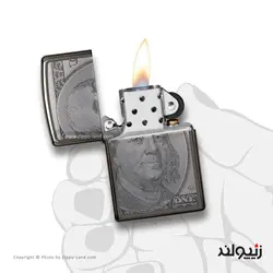 فندک زیپو مدل Currency Design کد 49025 - لایترلند