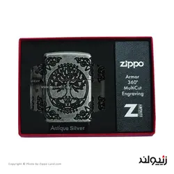 فندک زیپو مدل Tree Of Life کد 29670 - لایترلند