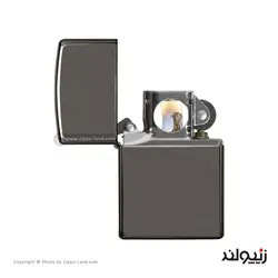 فندک زیپو مدل Black Ice Lighter And Pipe Insert کد 29789 - لایترلند
