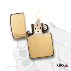 فندک زیپو مدل Brashed Brass 1941 Replica کد 1941b - لایترلند