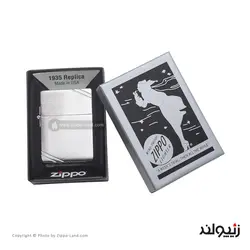 فندک زیپو مدل Replica With Slashes کد 1935 - لایترلند