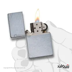فندک زیپو مدل Street Chrome Vintage With Slashes کد 267 - لایترلند