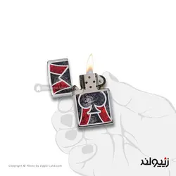 فندک زیپو مدل Spade Design کد 28952 - لایترلند