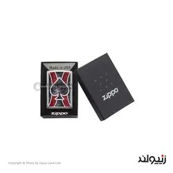 فندک زیپو مدل Spade Design کد 28952 - لایترلند