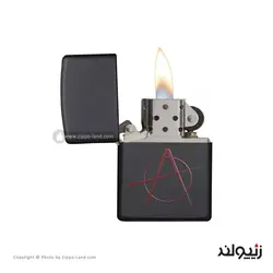 فندک زیپو مدل Anarchy Symbol کد 20842 - لایترلند