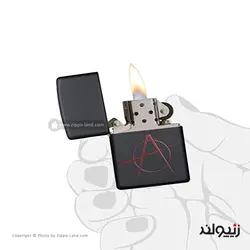 فندک زیپو مدل Anarchy Symbol کد 20842 - لایترلند