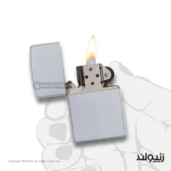 فندک زیپو مدل Satin Chrome کد 205 - لایترلند