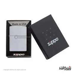 فندک زیپو مدل Satin Chrome کد 205 - لایترلند