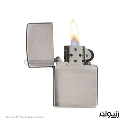 فندک زیپو مدل Brushed Chrome کد 200 - لایترلند