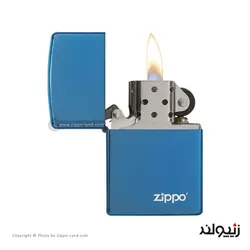 فندک زیپو مدل High Polish Blue کد 20446zl - لایترلند