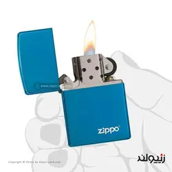 فندک زیپو مدل High Polish Blue کد 20446zl - لایترلند