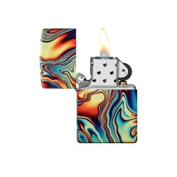 فندک زیپو Colorful Swirl Design کد 48612 - لایترلند