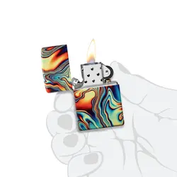 فندک زیپو Colorful Swirl Design کد 48612 - لایترلند