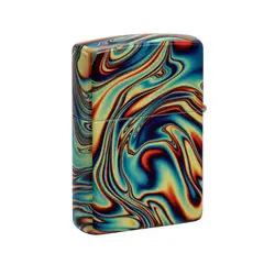 فندک زیپو Colorful Swirl Design کد 48612 - لایترلند