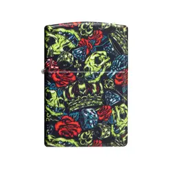 فندک زیپو Skull Crown Design کد 49696 - لایترلند