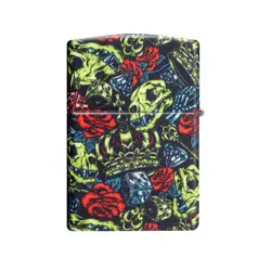 فندک زیپو Skull Crown Design کد 49696 - لایترلند