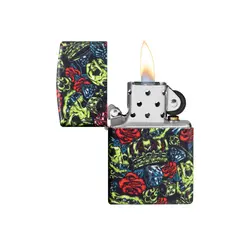 فندک زیپو Skull Crown Design کد 49696 - لایترلند