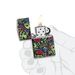 فندک زیپو Skull Crown Design کد 49696 - لایترلند