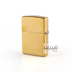 فندک زیپو مدل Brushed Brass CT042 کد 204b - لایترلند