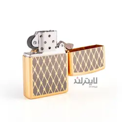 فندک زیپو مدل Pattern ZI 1 GD 2296 B - لایترلند