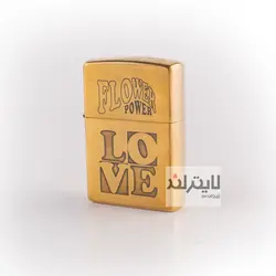 فندک زیپو مدل Brushed Brass CT140 کد 204b - لایترلند