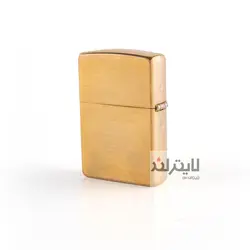 فندک زیپو مدل Brushed Brass CT140 کد 204b - لایترلند