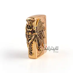 فندک زیپو مدل Brushed Brass Amazon GD کد 204b - لایترلند