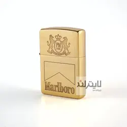 فندک زیپو مدل Brushed Brass CT061 کد 204b - لایترلند