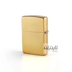 فندک زیپو مدل Brushed Brass CT132 کد 204b - لایترلند