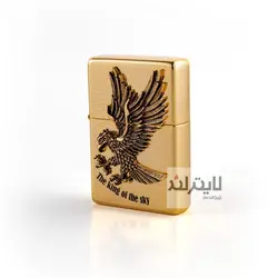 فندک زیپو مدل The King Of The Sky 8110 GD - لایترلند