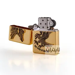 فندک زیپو مدل The King Of The Sky 8110 GD - لایترلند