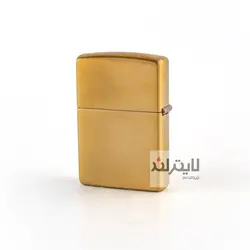 فندک زیپو مدل Brushed Brass CT028 کد 204b - لایترلند