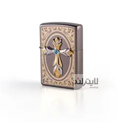 فندک زیپو مدل Pray Emblem BK - لایترلند
