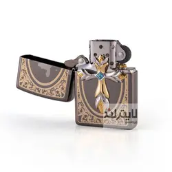 فندک زیپو مدل Pray Emblem BK - لایترلند