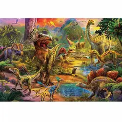 پازل 1000 تکه ادوکا مدل LAND OF DINOSAURS