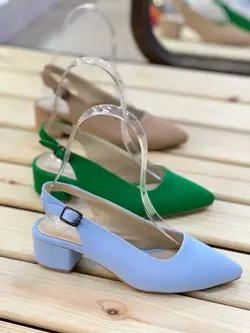 صندل مجلسی زنانه پشت باز پاشنه 3 سانت V20