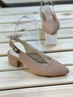 صندل مجلسی زنانه پشت باز پاشنه 3 سانت V20