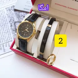 ست ساعت و دستبند و انگشتر زنانه