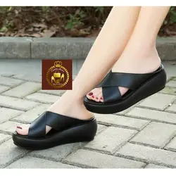 صندل روفرشی زنانه طبی  رهاضربدری