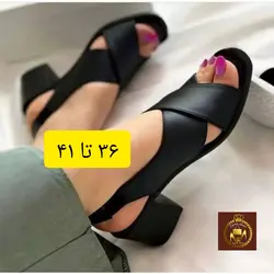 صندل طبی تابستانی زنانه مجلسی و اداری رها پاشنه 4 سانت