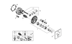 شیر کنترلر هوشمند آب حمام با دو خروجی گروهه آلمان