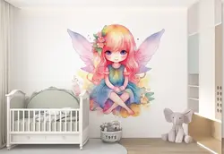 پوستر  اتاق دختر طرح پری بامزه